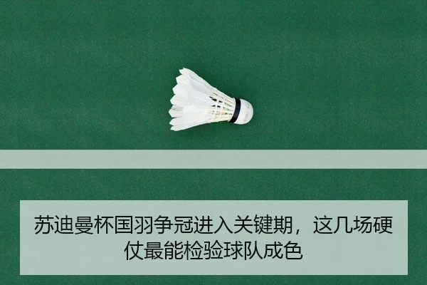 苏迪曼杯国羽争冠进入关键期，这几场硬仗最能检验球队成色